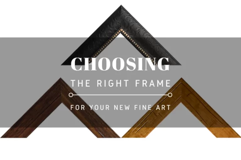 Read more about the article Choosing the Right Frame for Your New Fine Art