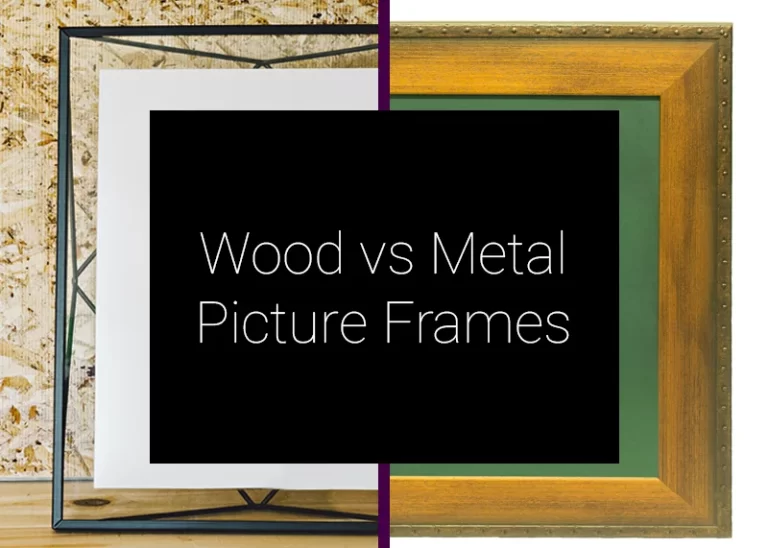 Read more about the article Wood vs. Metal Picture Frames