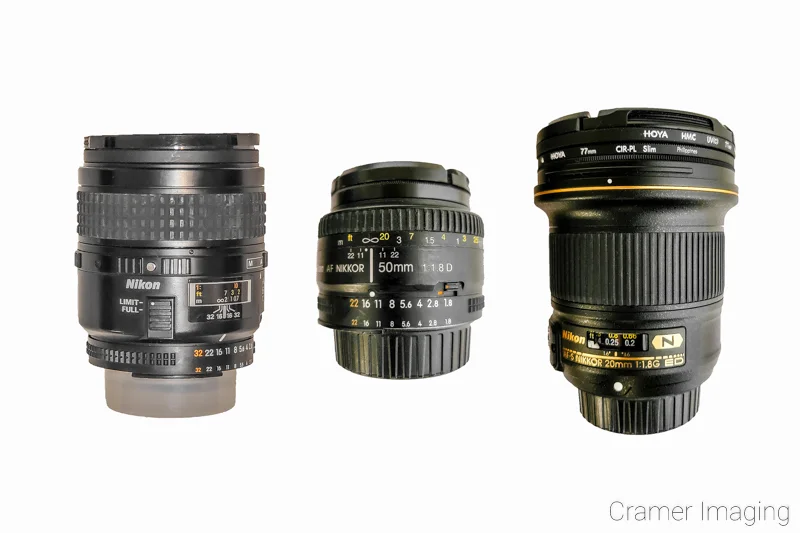 Audrey Cramer Photography's photo of 3 different prime lenses together