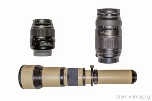 Cramer Imaging's photo of 3 different zoom lenses together