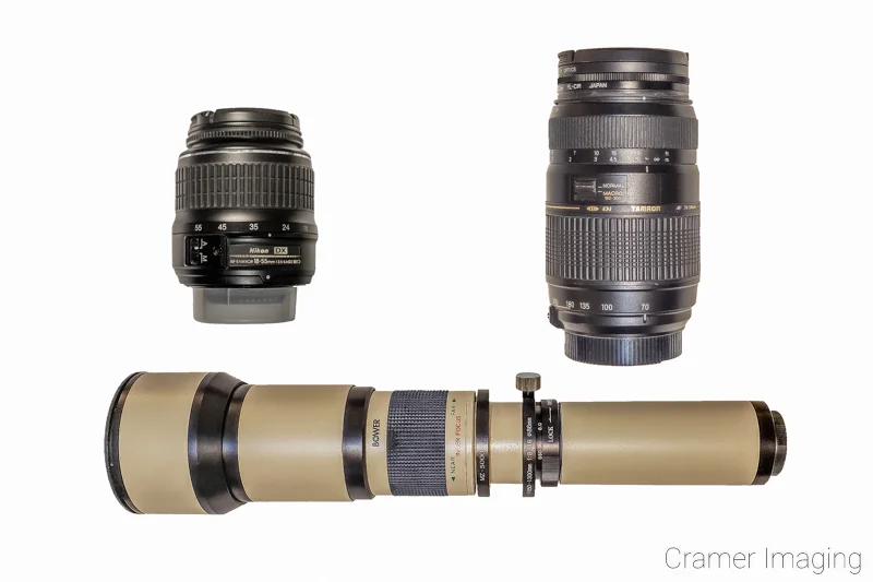 Audrey Cramer Photography's photo of 3 different zoom lenses together