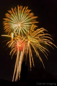 4th of July fireworks captured by Cramer Imaging