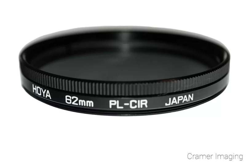 Illustration of a circular polarizing camera filter on white background by Audrey Cramer Photography