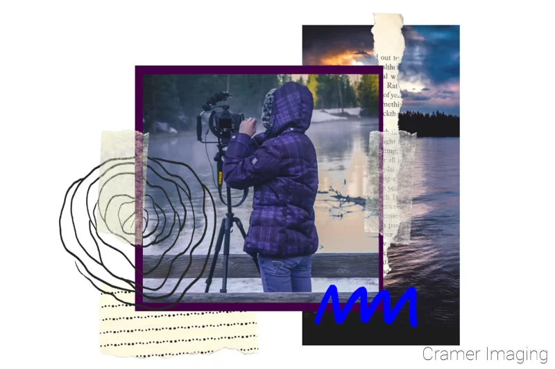 Collage featuring landscape photographer Audrey Cramer of Cramer Imaging