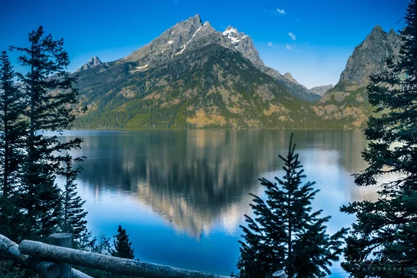 Cramer Imaging's quality landscape photograph of Jenny Lake reflecting the mountains in Grand Teton National Park Wyoming