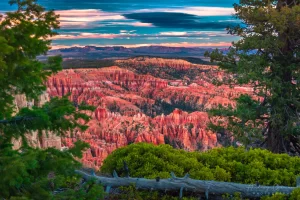 Audrey Cramer Photography's fine art landscape photo for sale of Bryce Point at Bryce Canyon National Park, Utah at sunset