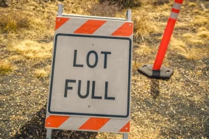 Photograph of a parking lot full sign by Cramer Imaging