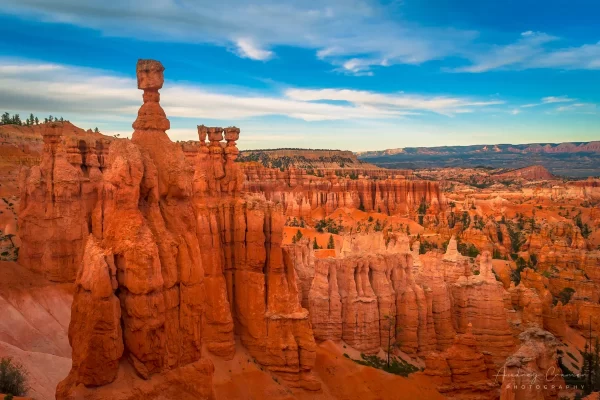 Audrey Cramer Photography's fine art landscape photograph of Thor's Hammer hoodoo in Bryce Canyon National Park Utah