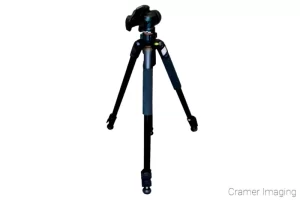 Audrey Cramer Photography's photograph of a black tripod used in photography against a white background