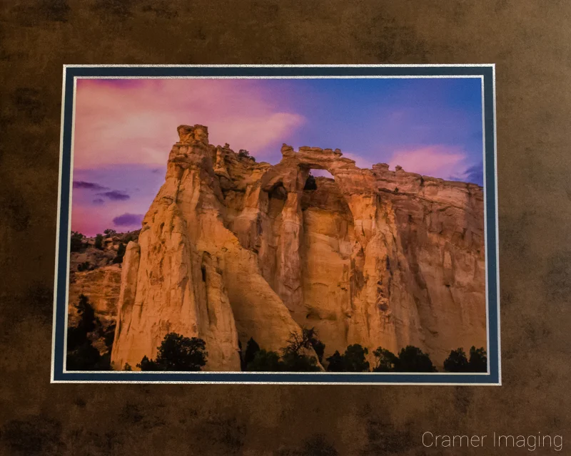 Photo of Audrey Cramer Photography's landscape photo titled "Grosvenor Sunset" in a brown mat