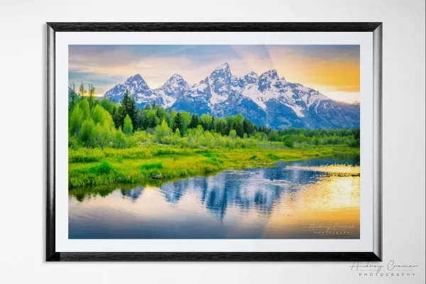 Photograph of Audrey Cramer Photography's landscape photo "Enchantment" in a black picture frame