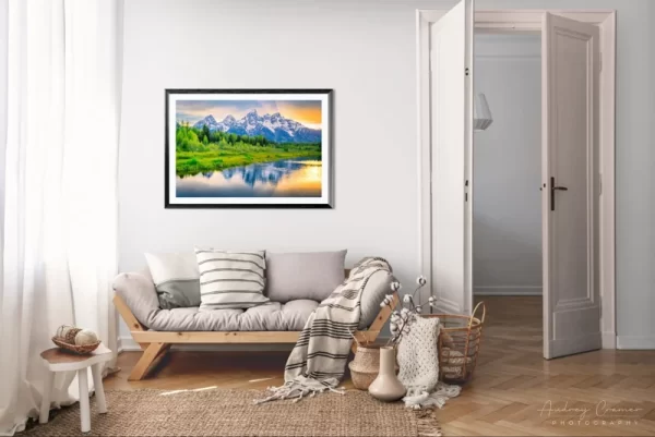 Photograph of Audrey Cramer Photography's landscape photo "Enchantment" in a black picture frame